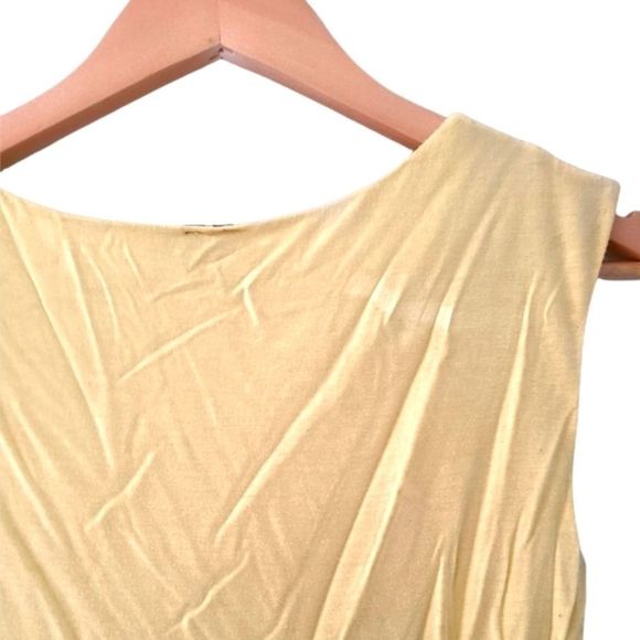 🌹 2/$15 Maurices Ruched Pastel Yellow Blouse Slee - Picture 13 of 13
